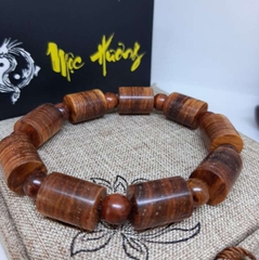 Vòng Gỗ Sưa Đỏ Quảng Bình Đốt Trúc Núi Rừng 300 năm 12mm