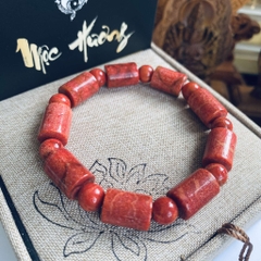 Vòng Tay San Hô Đỏ Tự Nhiên Đốt Trúc 10mm Loại VIP