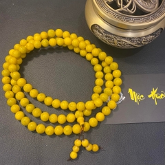 Chuỗi San Hô Vàng Tự Nhiên 8mm 108 Hạt