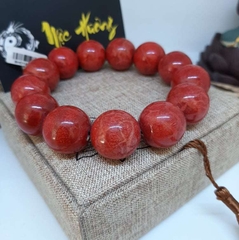 Vòng Tay San Hô Đỏ Tự Nhiên 18mm Việt Nam Loại VIP