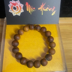 Vòng Gỗ Hoàng Đàn 10mm Hàng Rễ Đậm Dầu