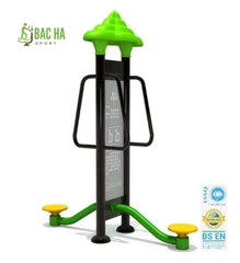 Máy tập xoay eo đôi 2 trụ ls13