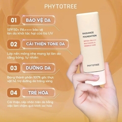 Kem Nền Đa Năng 3in1 Chống Nắng, Nâng Tone Sáng Da Phytotree Radiance Foundation Whitening & Wrinkle Care SPF50+ PA++++