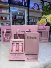 Set Qùa Sữa Tắm Trắng Da Hương Nước Hoa Rosemine Body Wash + Hand Cream Gift Set