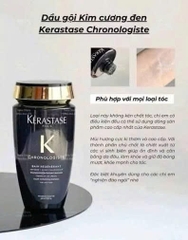 Dầu Gội Cao Cấp Phục Hồi Chuyên Sâu, Tạo Độ Bóng Cho Tóc Khô Xơ, Xỉn Màu Kérastase Chronologiste Bain Regenerant 80ml