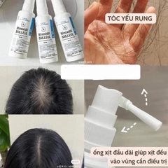 Xịt mọc tóc, ngừa rụng tóc Minoxidil 2% Bailleul (1 hộp 3 lọ 60ml*3)