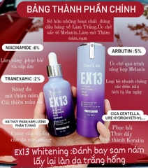 Tinh chất giảm thâm, ức chế giảm sắc tố nám Doclab Extreme Whitening Ex13 Ampoule 50ml