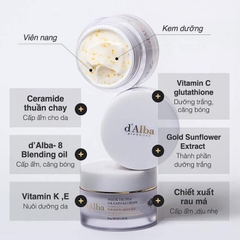 Kem dưỡng cấp ẩm, phục hồi sáng da D'alba Vita Toning Capsule Cream  55g