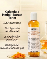 Nước hoa hồng hoa cúc làm dịu, phục hồi, thu nhỏ lỗ chân lông K.iehl’s Calendula Herbal Extract Toner 250ml