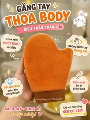Găng tay thoa kem body
