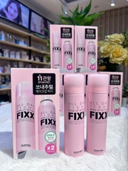 Xịt Khoá Makeup Cho Lớp Nền Căng Bóng, Mịn Lì Fixx All Day Tight Make Up Setting Hồng Nhạt