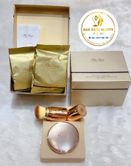 Set Phấn Nền Che Phủ Hoàn Hảo Ohui The First Geniture Ampoule Cover Cushion Special Set SPF50+/PA+++