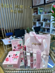Set Son Dưỡng Có Màu Espoir Bare Glow Lip Balm 3g + Son Tint Espoir Couture Lip Tint Glaze Mini 2g