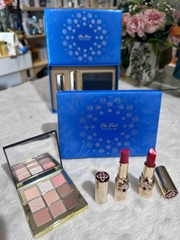 Bộ son Ohui The First Geniture Lipstick & Lipbalm Dou Special Set - Son lì & Dưỡng môi Màu Đỏ, Phấn mắt 9 màu - Bộ trang điểm cao cấp, làm đẹp hoàn hảo.