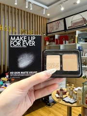 Phấn phủ nén kiềm dầu, lì mịn, thoáng nhẹ da Make Up For Ever HD Skin Matte Velvet 24H Mini 2g - Tone 1R02 sáng hồng tự nhiên