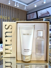 Set Tẩy Da Chết Sum37 Vàng Giúp Sạch Da, Tươi Sáng và Mềm Mịn Da Time Energy Peeling Gel 150ml+ nước tẩy trang 100ml