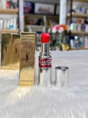 Son Dưỡng Y.S.L Yves Saint Laurent YSL Rouge Volupte Candy Glaze 11 Red Thrill (Màu Đỏ Cam)