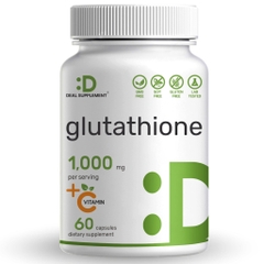 Deal Supplement Glutathione Reduced 1000mg + Vitamin C (60 Viên)