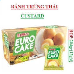 Bánh trứng Thái Custard Euro hộp 12P