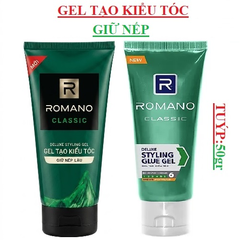 Gel giữ nếp tóc romano tuýp 50gr
