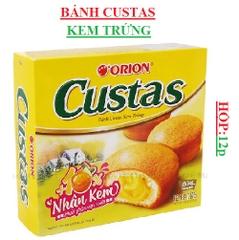 Bánh bông lan Custas Orion hộp 12P