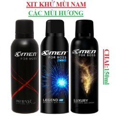 Xịt khử mùi  Xmen For Boss chai (140-:-180)ml