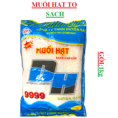 Muối sạch hạt to Duyến Hải gói 1kg