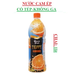 Nước cam có tép Teppy chai 1 lít