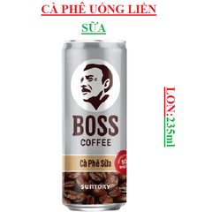 Cà phê uống liền Boss 235ml