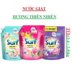 Nước giặt Surf hương nước xả vải (3.6-:-4.0)kg