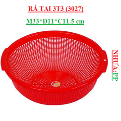 Rá nhựa tai 3T3  (3027) (M33*Đ11*C11.5)cm việt nhật