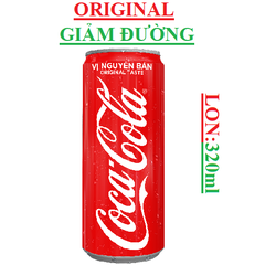 Nước giải khát coca cola vị nguyên bản lon 320ml
