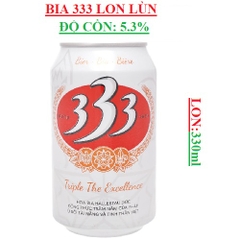Bia 333 lon lùn 330ml
