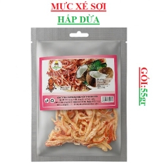 Mực hấp dừa xé sợi thành mai phát gói (50-:-60)gr