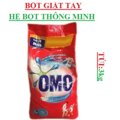 Bột giặt tay OMO  túi (2.9-:-3.1)kg