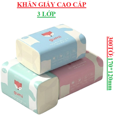 Khăn giấy 3 lớp Gumi gói 300 tờ 170*120mm