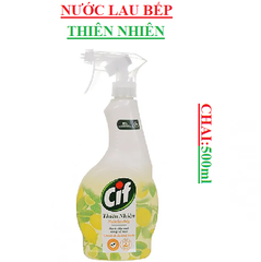 Nước lau bếp thiên nhiên Cif chai 500ml