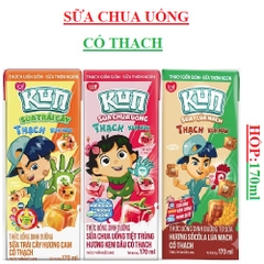 Sữa có thạch kun hộp 170ml