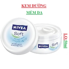 Kem Dưỡng ẩm mềm da Nivea soft lọ 50ml