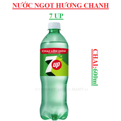 Nước uống có ga hương chanh 7up chai (550-:-600)ml
