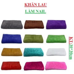 Khăn lau làm nail kích thước 30x30cm