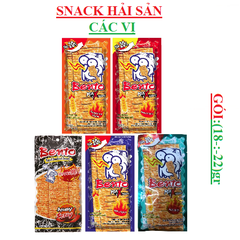 Snack hải sản surimi trộn mực Bento gói 18-:-22)gr