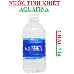 Nước uống đóng chai Aquafina can 5 lit