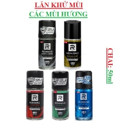 Lăn Khử Mùi Romano Hương Nước Hoa 50ml
