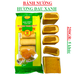 Bánh nướng cắt khúc Quang Vinh Phát gói 250gr (5 khúc)