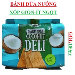 Bánh dừa nướng coconut Deli gói 180gr