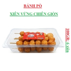 Bánh pò viên vừng Ngọc Quỳnh Phát khay 6 xiên x6 viên