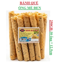 Bánh quế  ống mè đen phi hùng túi 250gr