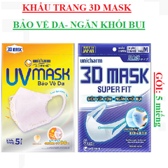 Khẩu trang 3d mask unicharm