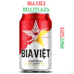 Bia việt lon 330ml